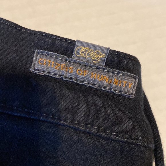 Citizens of Humanity Avedon Black Slick Skinny Leg - Picture 2 of 10